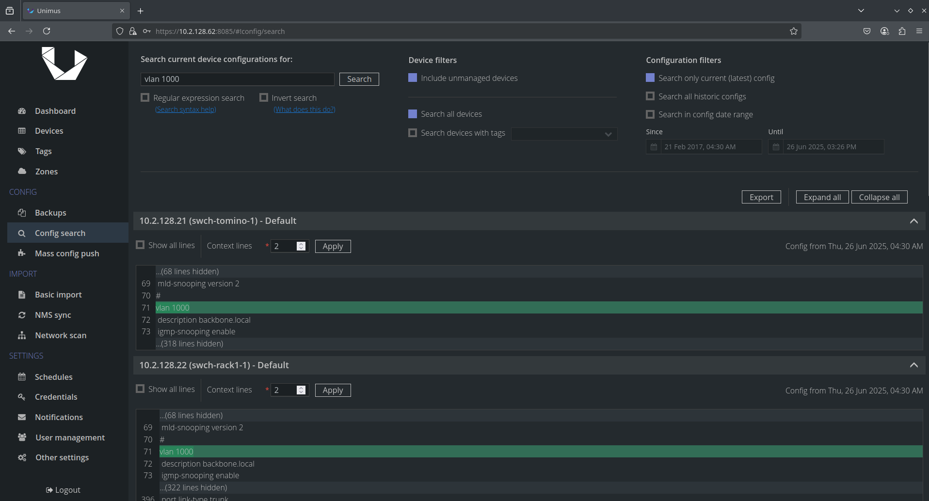 Configuration Auditing